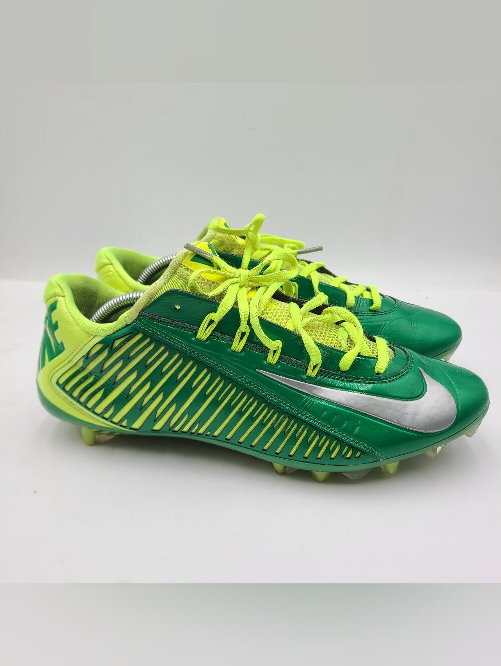 B46 Size 11 Nike Vapor Carbon Elite 2014 TD Football Cleat Green/Neon 631425-300